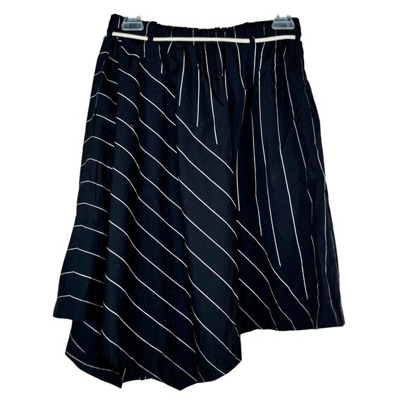 Vince Striped Asymmetric Rope-Tie Skirt Small - Picture 3 of 15
